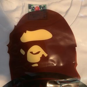 bape busy works tee white M size